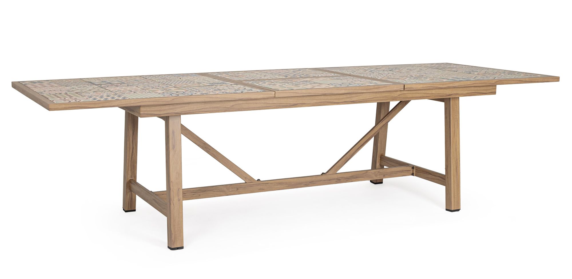 Outdoor-Esstisch Kalimera Desert ausziehbar 212–285 x 106 aus Aluminium | Bizzotto bei STUFF Shop kaufen