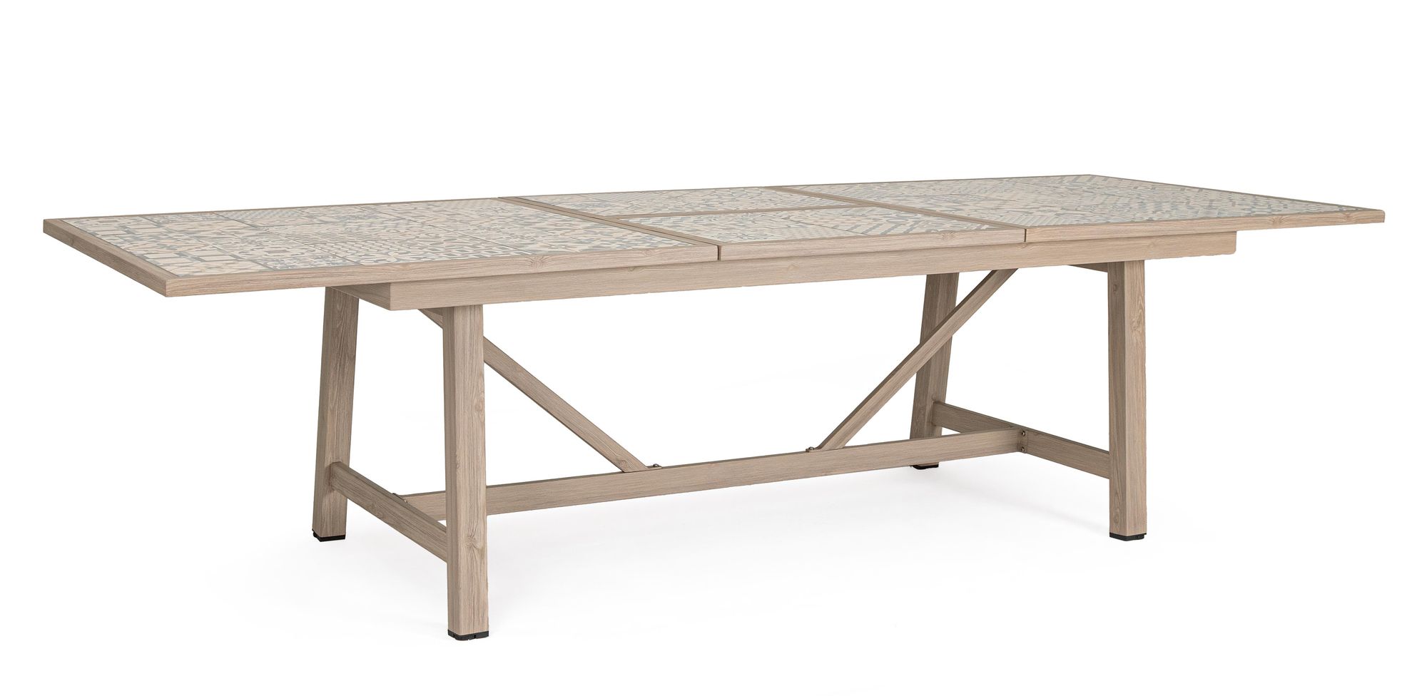 Outdoor-Esstisch Kalimera Timber ausziehbar 212–285 x 106 aus Aluminium | Bizzotto bei STUFF Shop kaufen