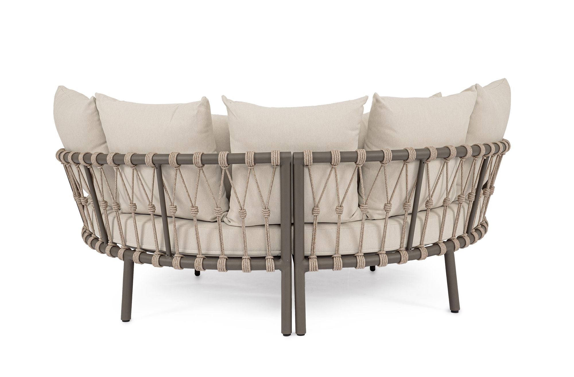 Outdoor Sonnenliege 2-Set Daybed Lanai Cocoa mit modularer Loungefläche | Bizzotto bei STUFF Shop kaufen