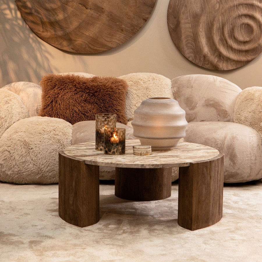 Couchtisch Javina im Wohnraum Styling mit Naturmaterialien | PTMD bei STUFF Shop kaufen
