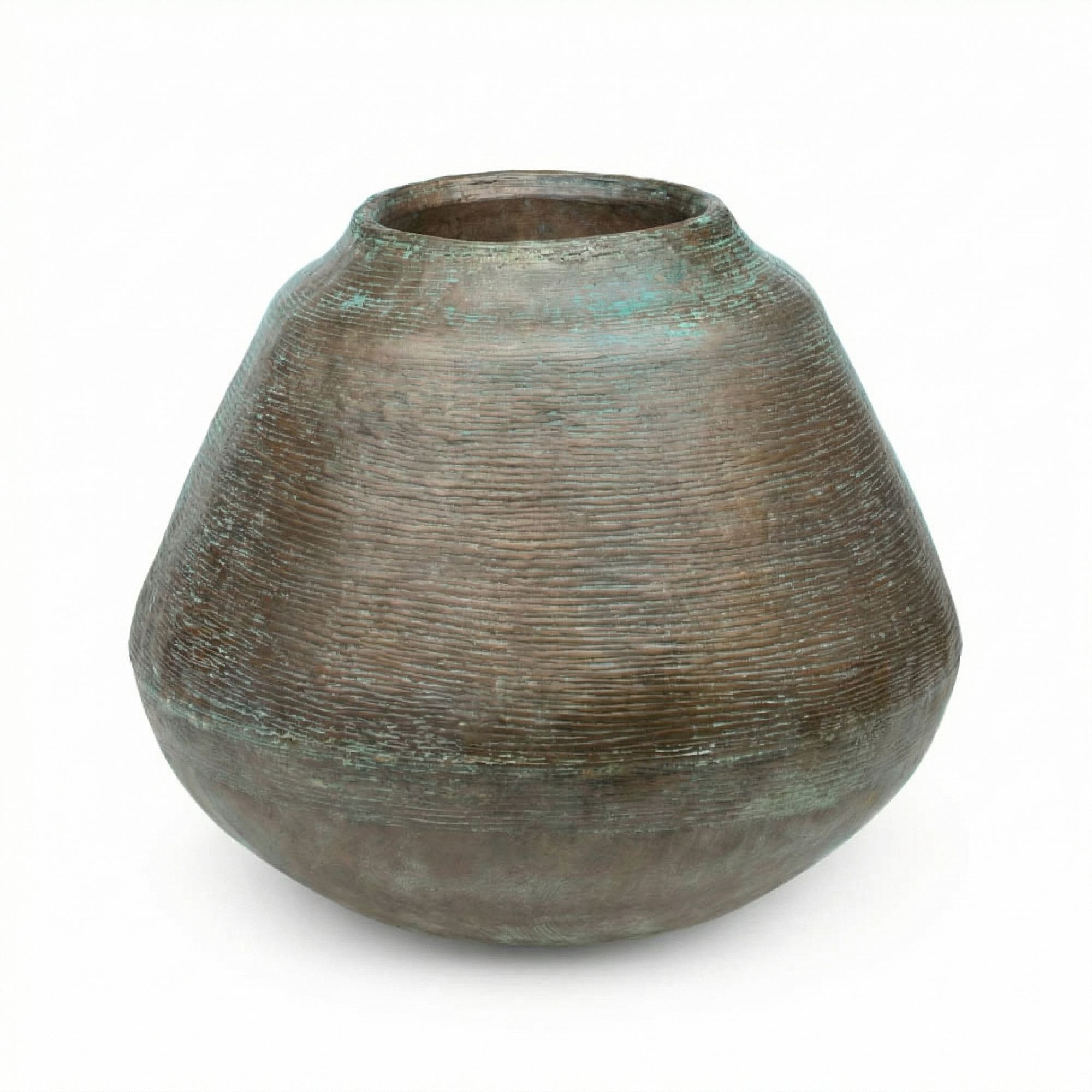 Große Messing Vase für Wohnzimmer im Organic Living Stil | Gommaire bei STUFF Shop kaufen