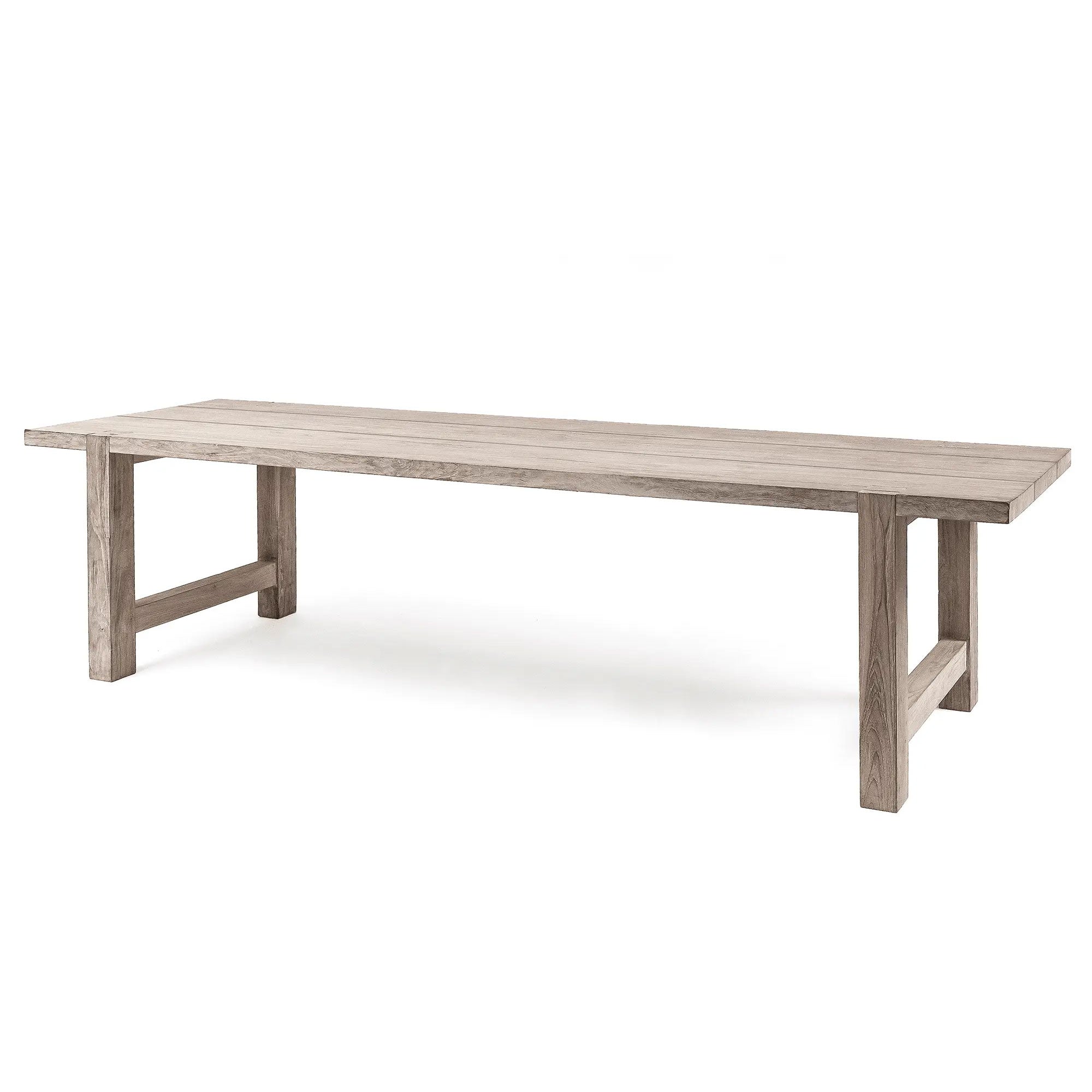Outdoor Esstisch Jacob Large aus massivem Teakholz | großer Gartentisch Gommaire