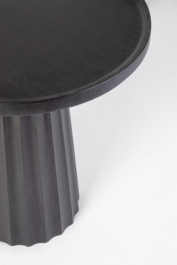 Couchtisch Orissa Schwarz von Bizzotto – Mangoholz, Detail, im STUFF Shop