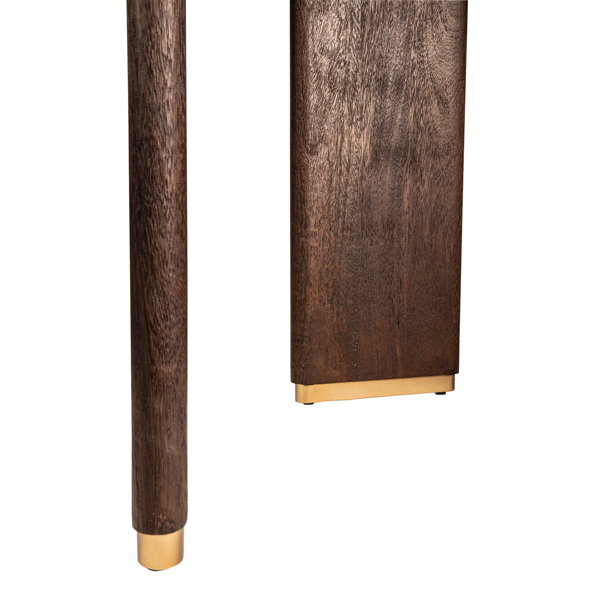 Esstisch Liber Brown aus Mangoholz mit Goldfuß, 200 cm | Wohnbeispiel 2 | PTMD bei STUFF Shop kaufen