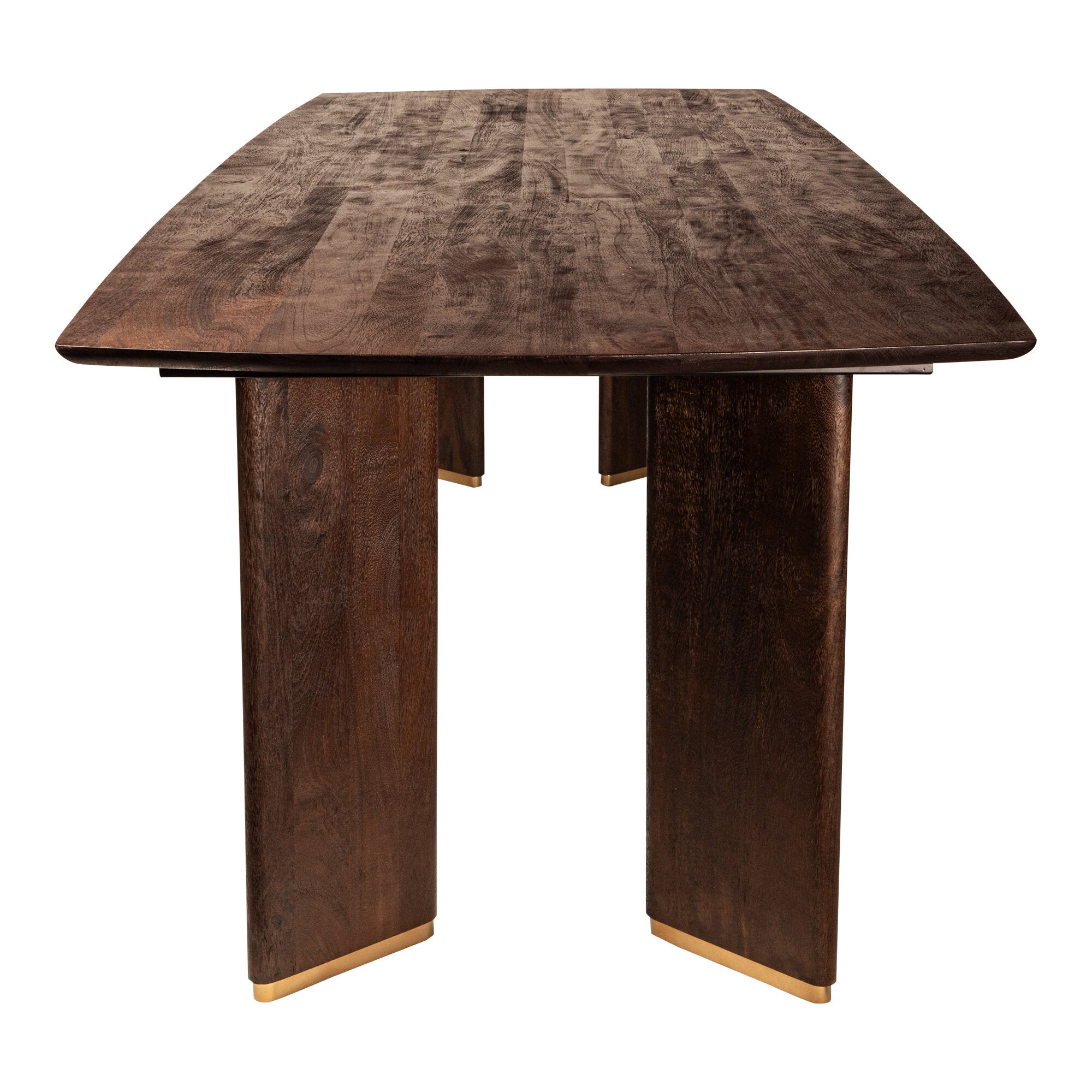 Esstisch Liber Brown aus Mangoholz mit Goldfuß, 200 cm | Wohnbeispiel 3 | PTMD bei STUFF Shop kaufen