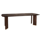 Esstisch Liber Brown Mangoholz 280 cm | Goldfuß