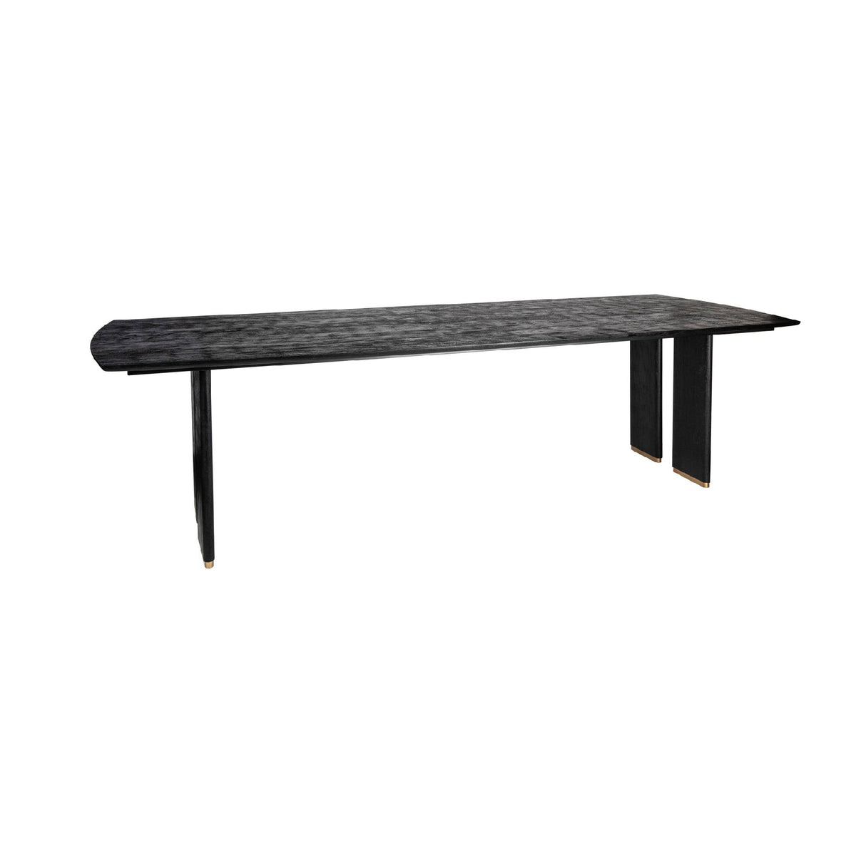 Esstisch Liber Black aus Mangoholz mit Goldfuß, 200 cm | PTMD bei STUFF Shop kaufen
