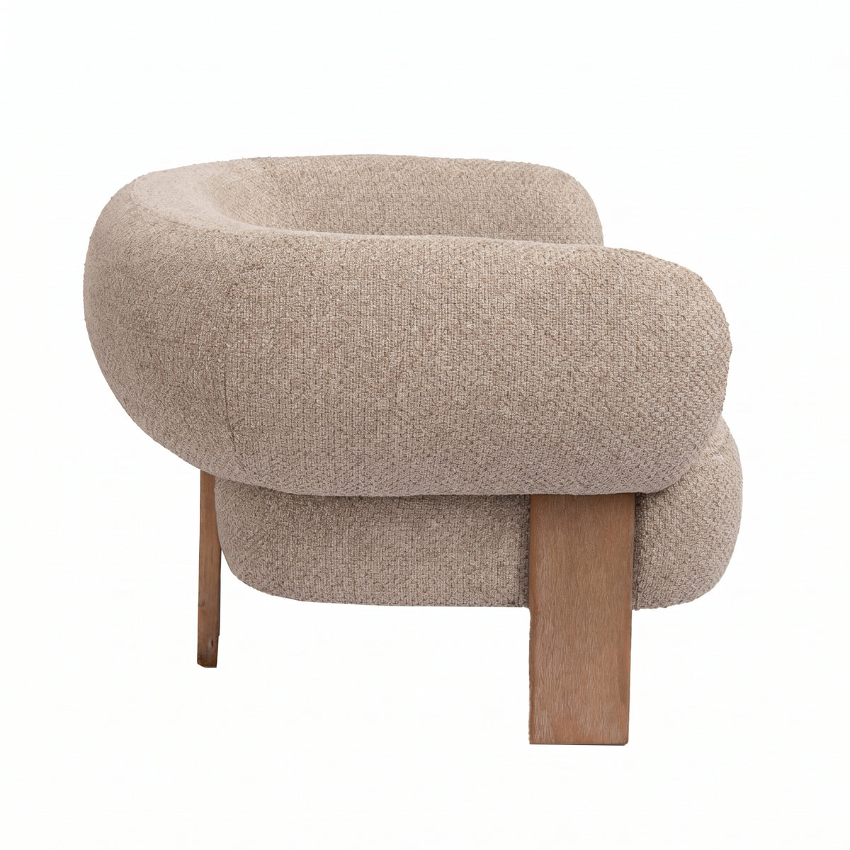 Sessel Nomy Taupe kompakter Polstersessel im Bezug Opulence 8 | Wohnbeispiel 1 | PTMD bei STUFF Shop kaufen