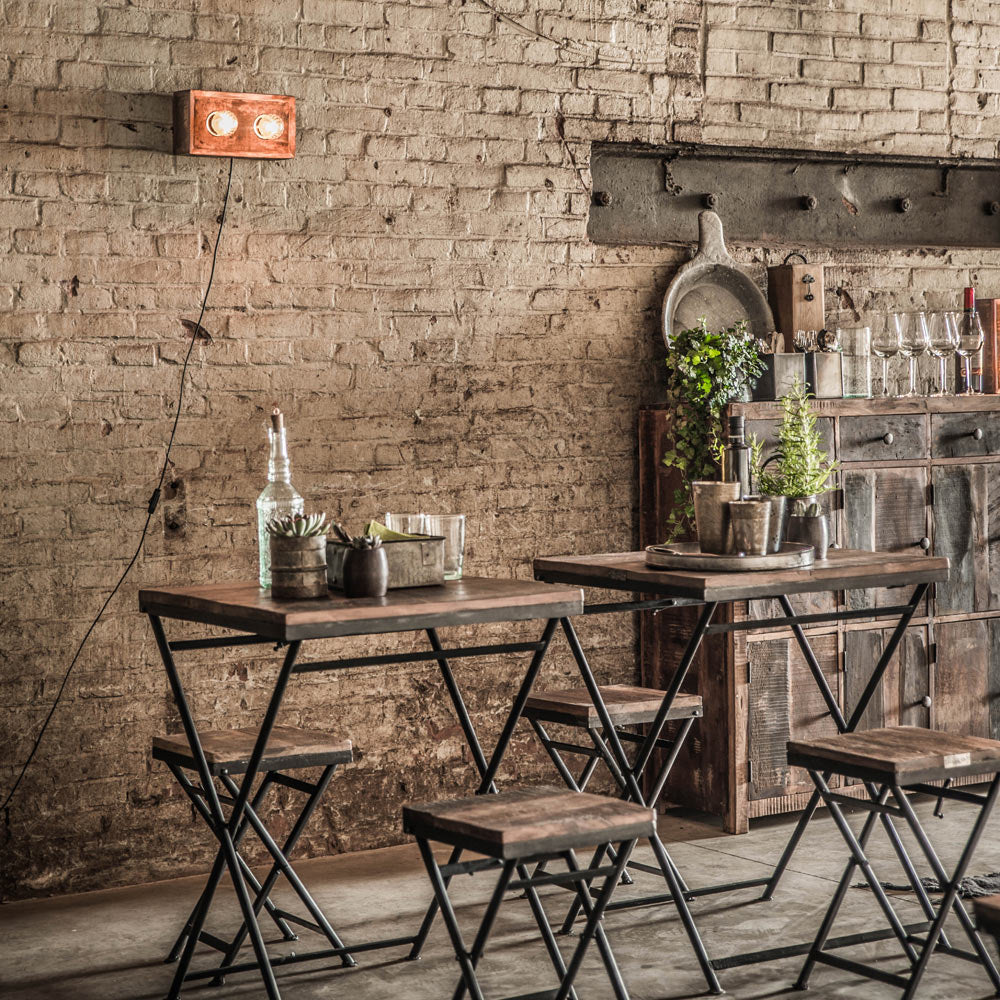 Bistrotisch Klapptisch Vintage Industrial Style | STUFF Shop