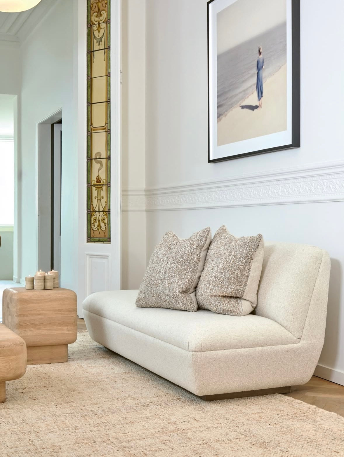 Gommaire Sofa Jules elegantes Indoor Sofa B 200 × T 83 × H 81 cm bei STUFF Shop kaufen