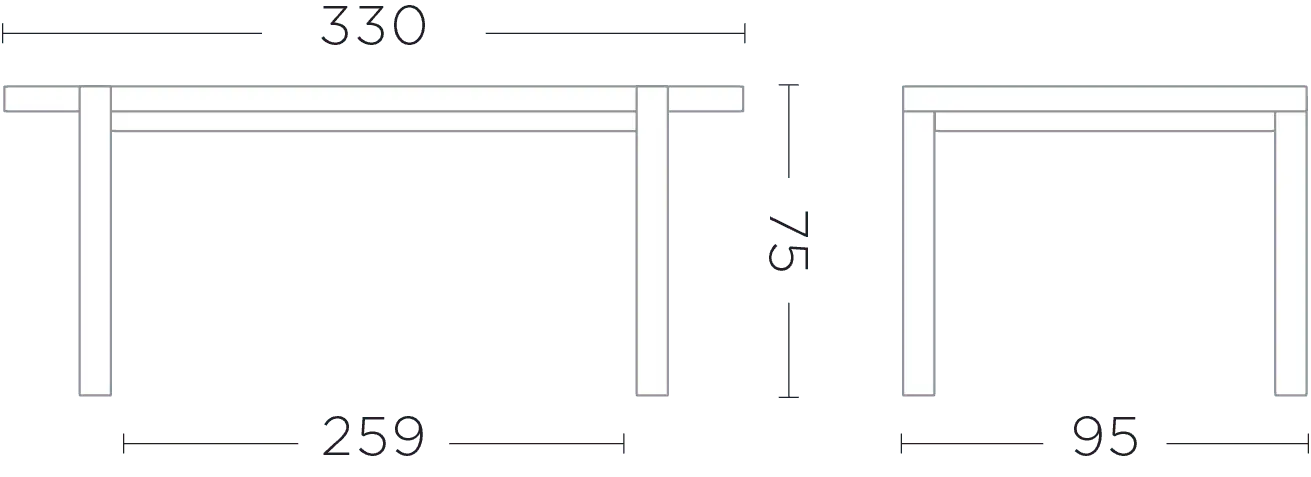 Outdoor Esstisch Maximus