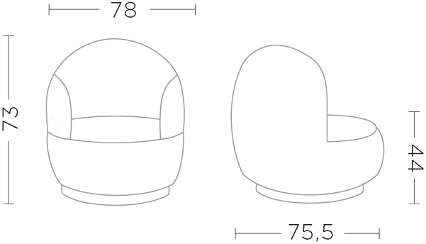 Club-Sessel Nathan Sand