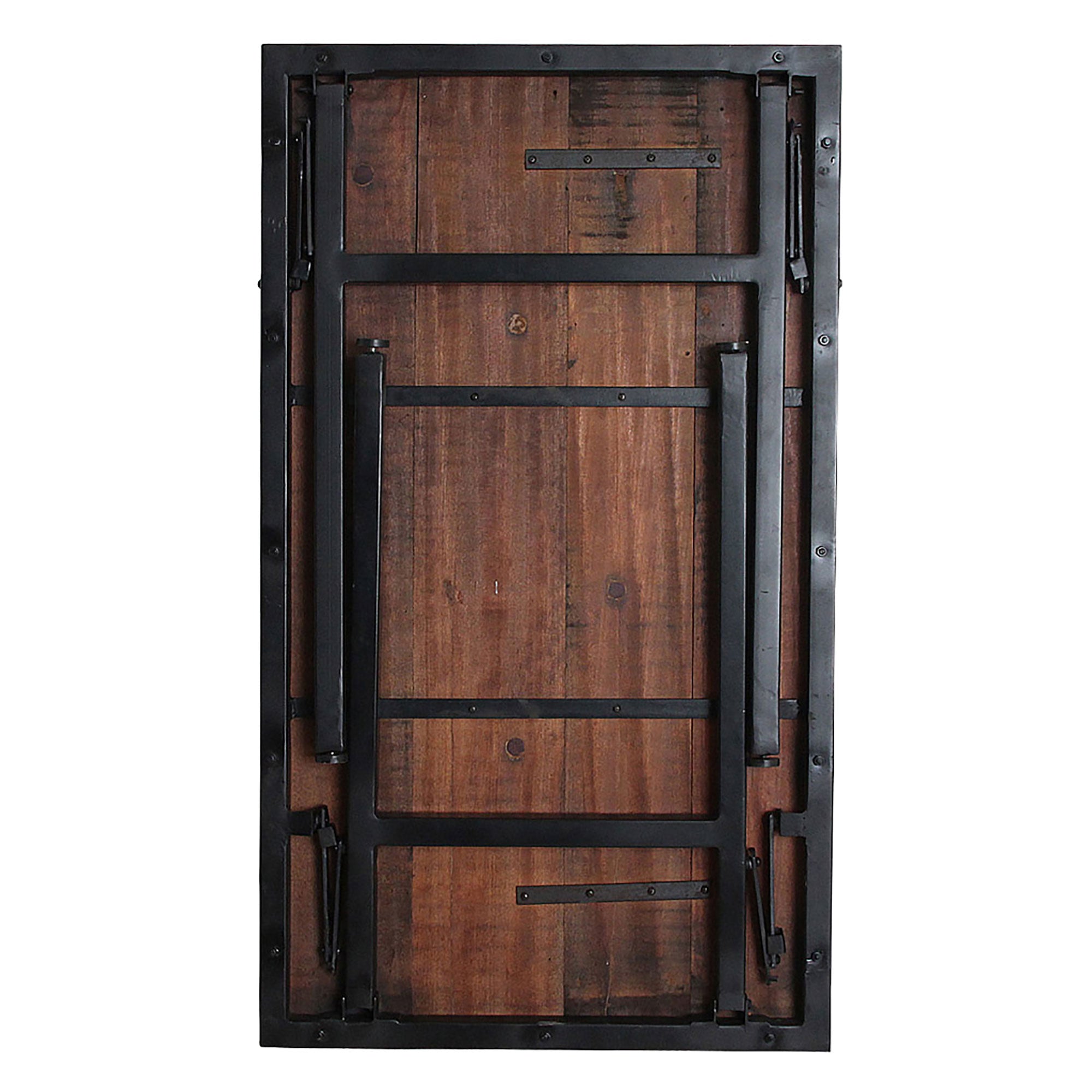 Tisch Unterseite zusammengeklappt