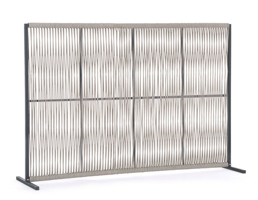 Paravent Paxson 180x120 cm anthrazit/beige
