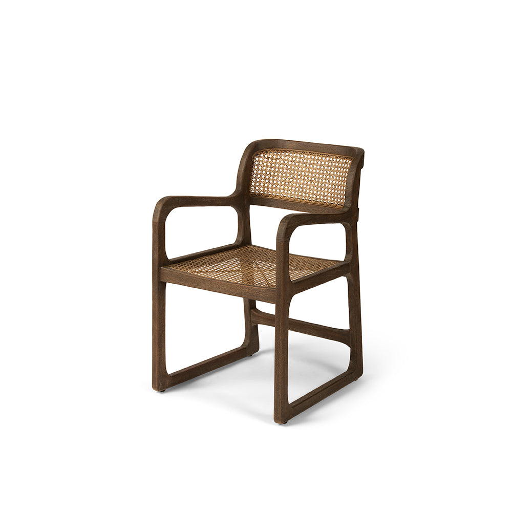 Armlehnstuhl Sally mit Wiener Geflecht - Gommaire