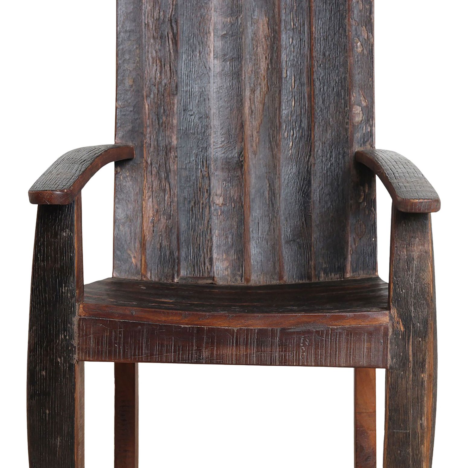 Rustikaler Barrel Heritage Stuhl aus recyceltem Fassholz aus der Cooper's Craft Kollektion, perfekt für ein ländliches Interieur.