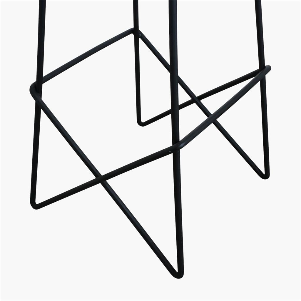 Loft Bistrotisch "Metro Square" Metallgestell, ideal für Cafés und Bistros, Maße 70x70x79 cm.