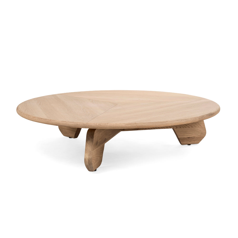 Gommaire Couchtisch Day Large aus massivem Eichenholz – Ø142 cm