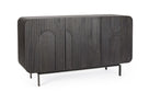 Sideboard Orissa 3-Türig Schwarz