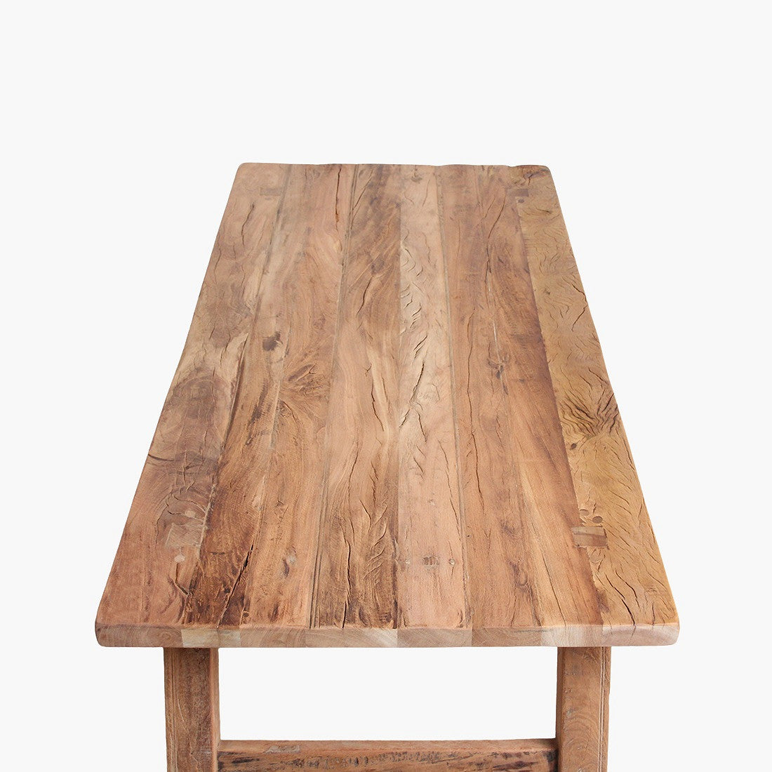 Couchtisch Grainwood aus recyceltem Holz in rustikalem Design