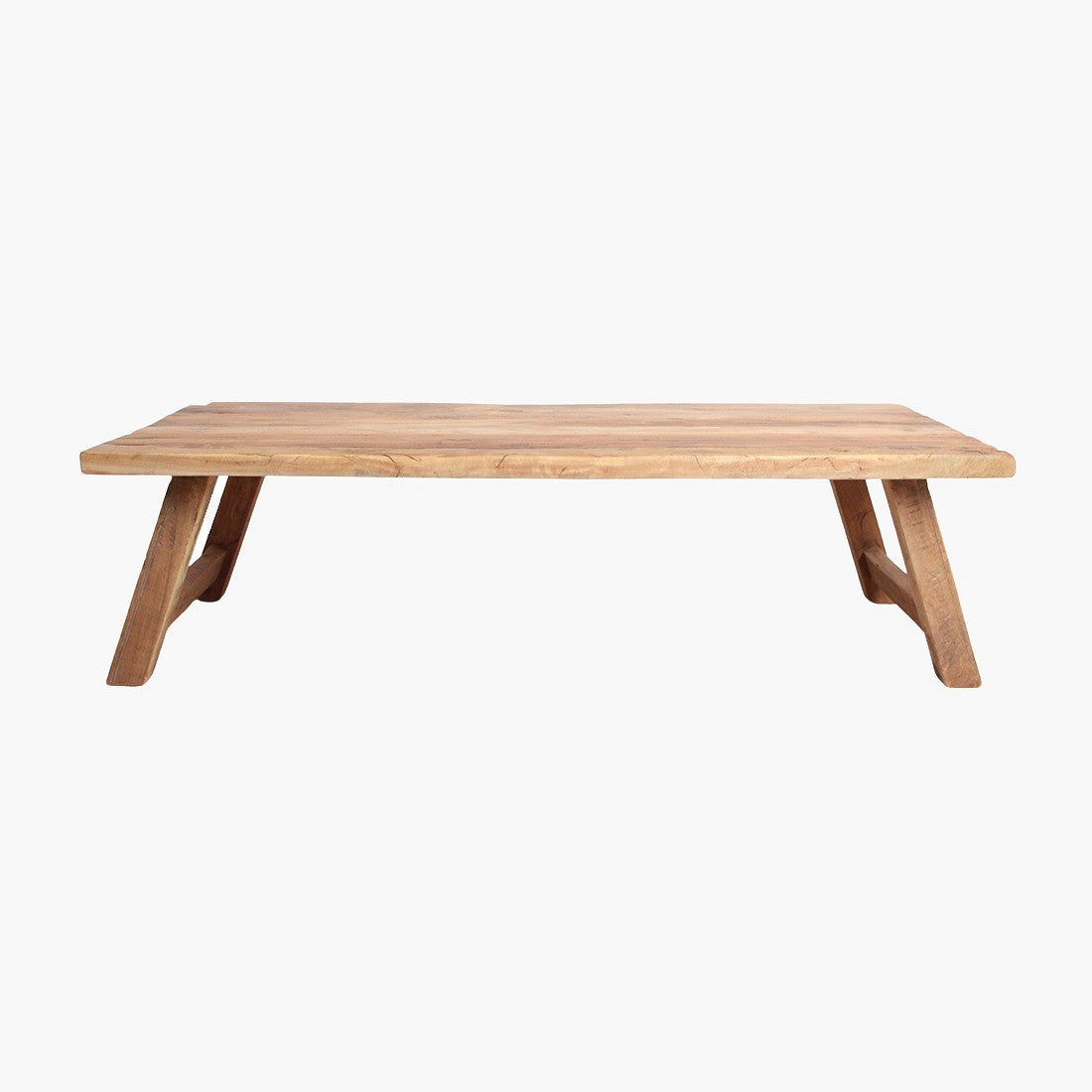 Couchtisch Grainwood aus recyceltem Holz in rustikalem Design