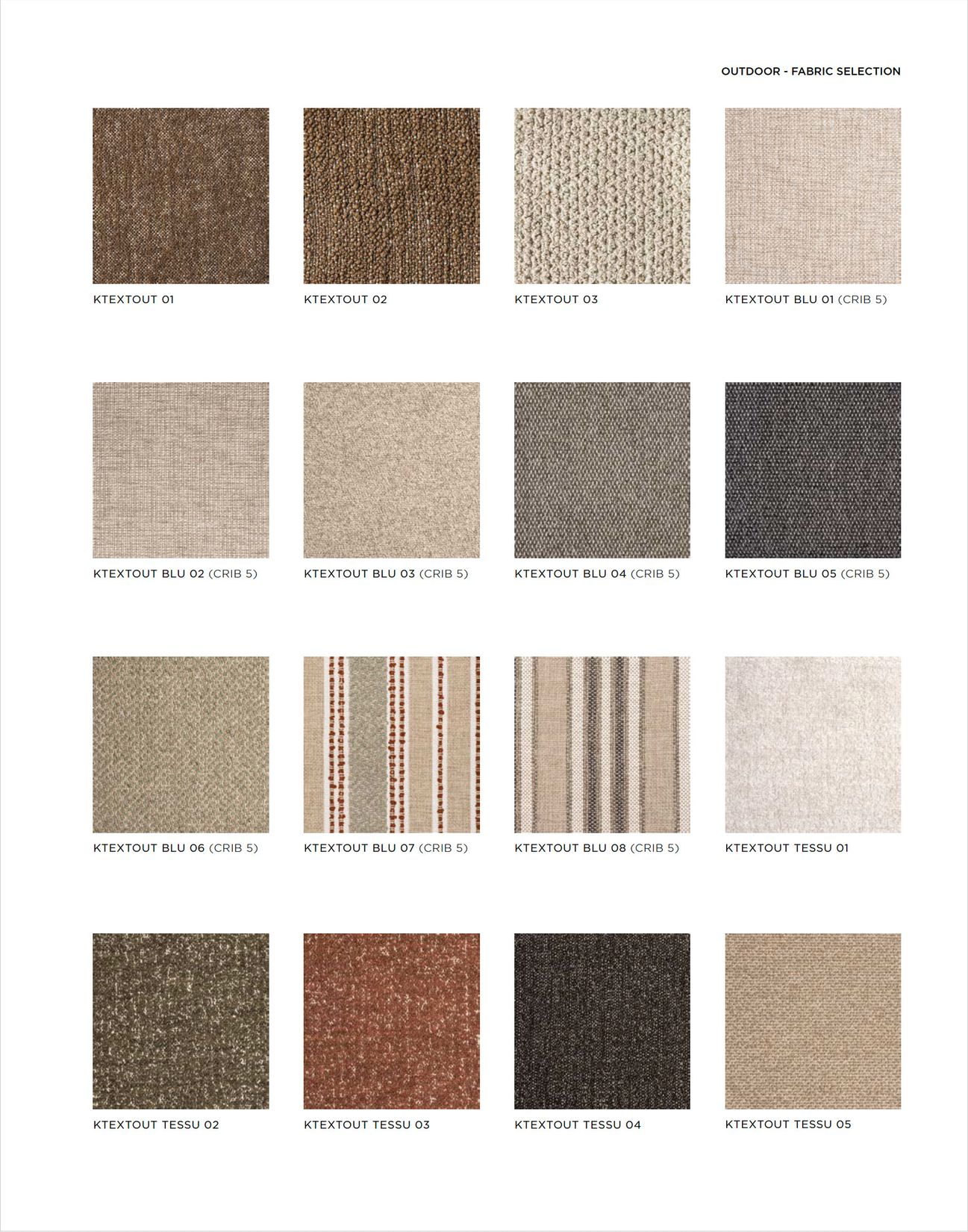 Outdoor Stoffmuster La Concha Basic Gommaire bei STUFF Shop kaufen!