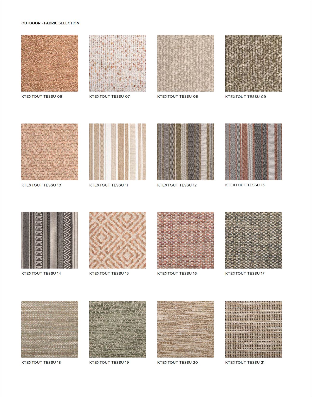 Outdoor Stoffmuster La Concha Basic Gommaire bei STUFF Shop kaufen!