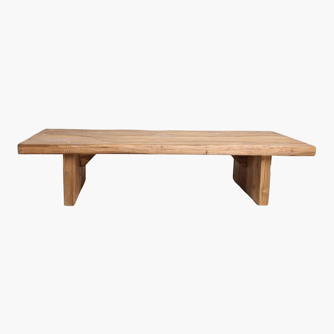 Couchtisch aus FSC®-zertifiziertem recyceltem Teakholz, 140 × 60 × 30 cm, STUFF Vintage Living