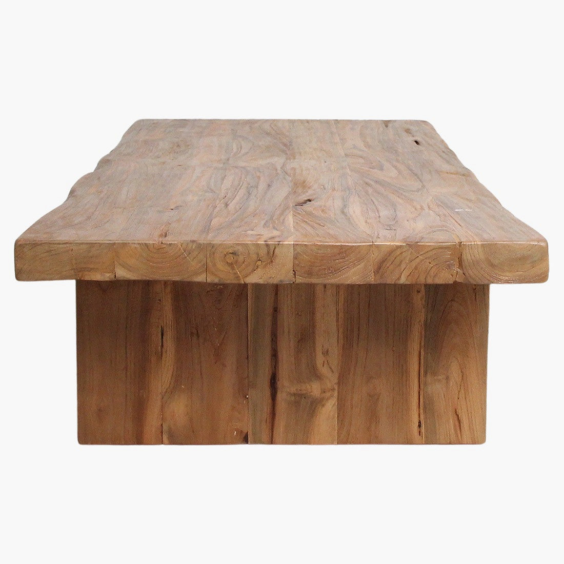 Couchtisch aus FSC®-zertifiziertem recyceltem Teakholz, 140 × 60 × 30 cm, STUFF Vintage Living