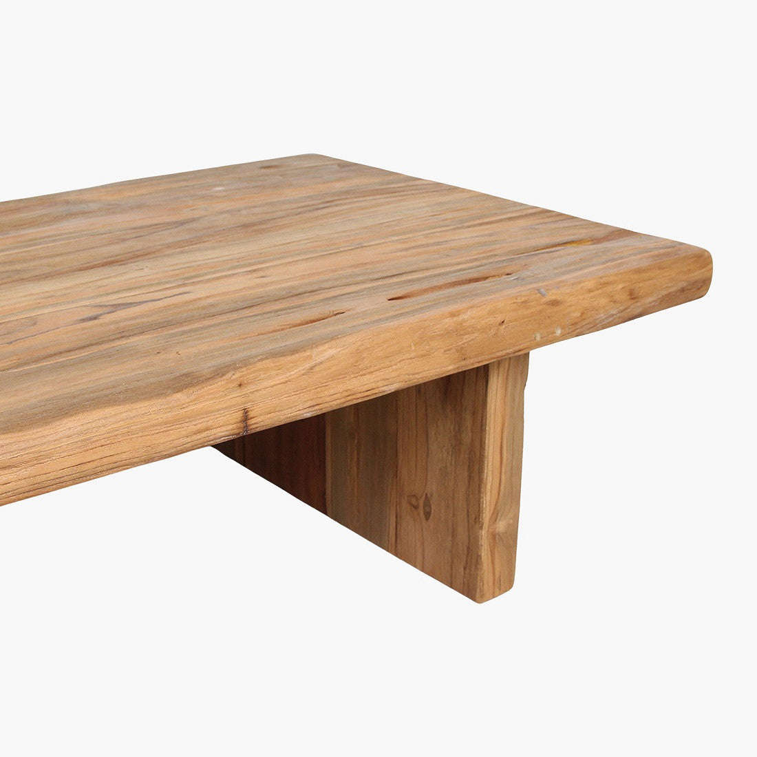 Couchtisch aus FSC®-zertifiziertem recyceltem Teakholz, 140 × 60 × 30 cm, STUFF Vintage Living