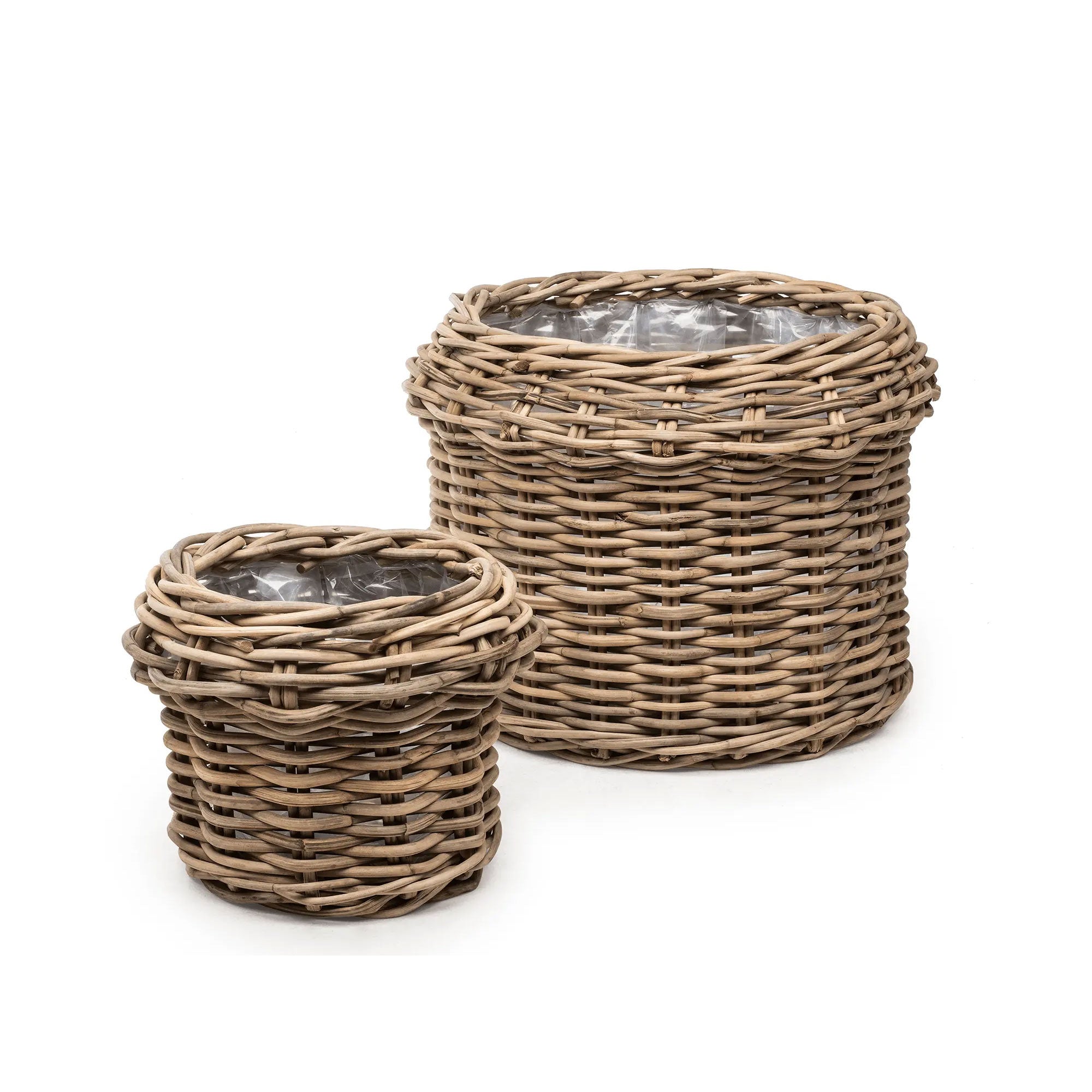 Gommaire Pflanzkorb Hendrik aus Rattan in den Größen Small und Large für Outdoor | bei STUFF Shop kaufen