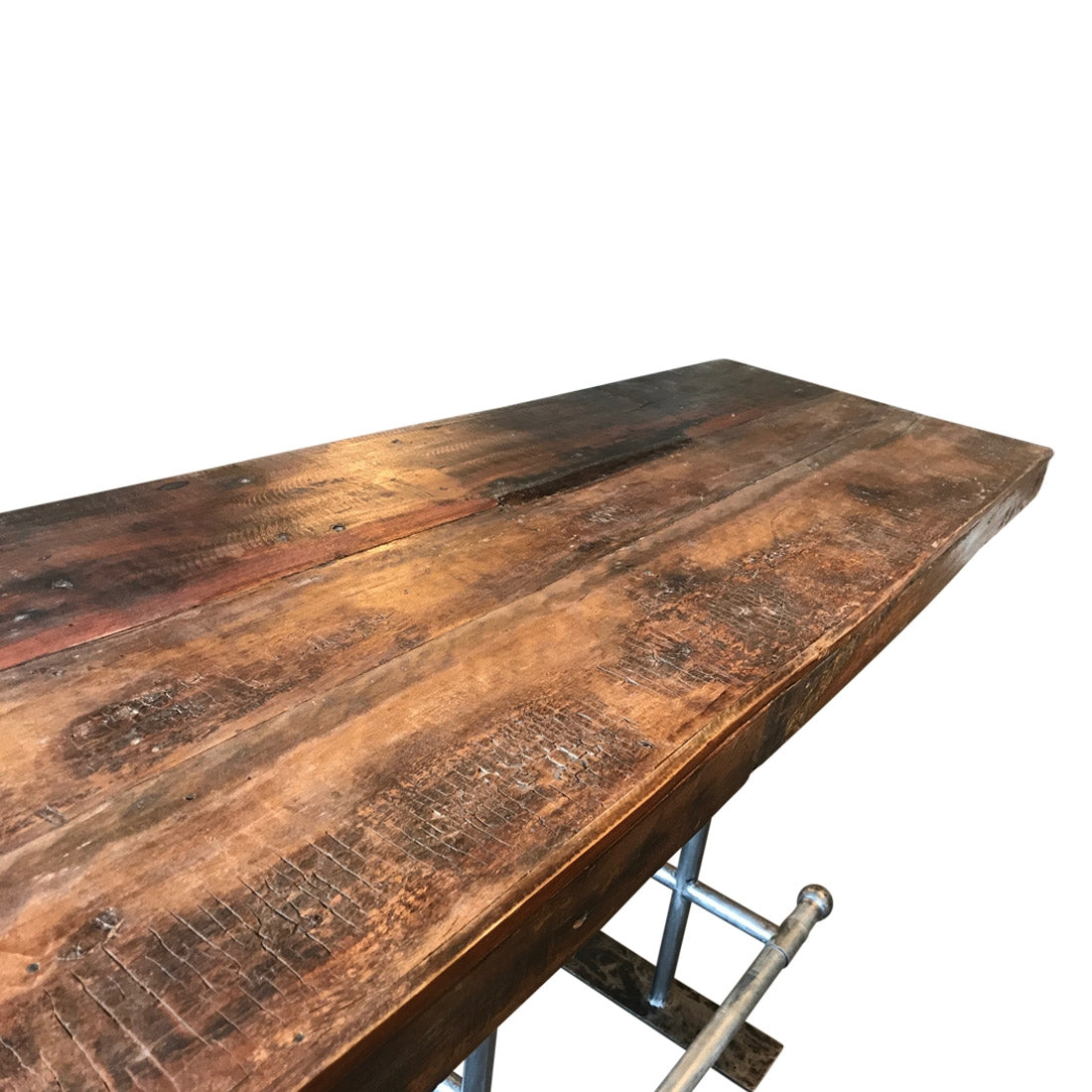 Bartisch im Vintage Industrial Design aus Altholz | STUFF Shop