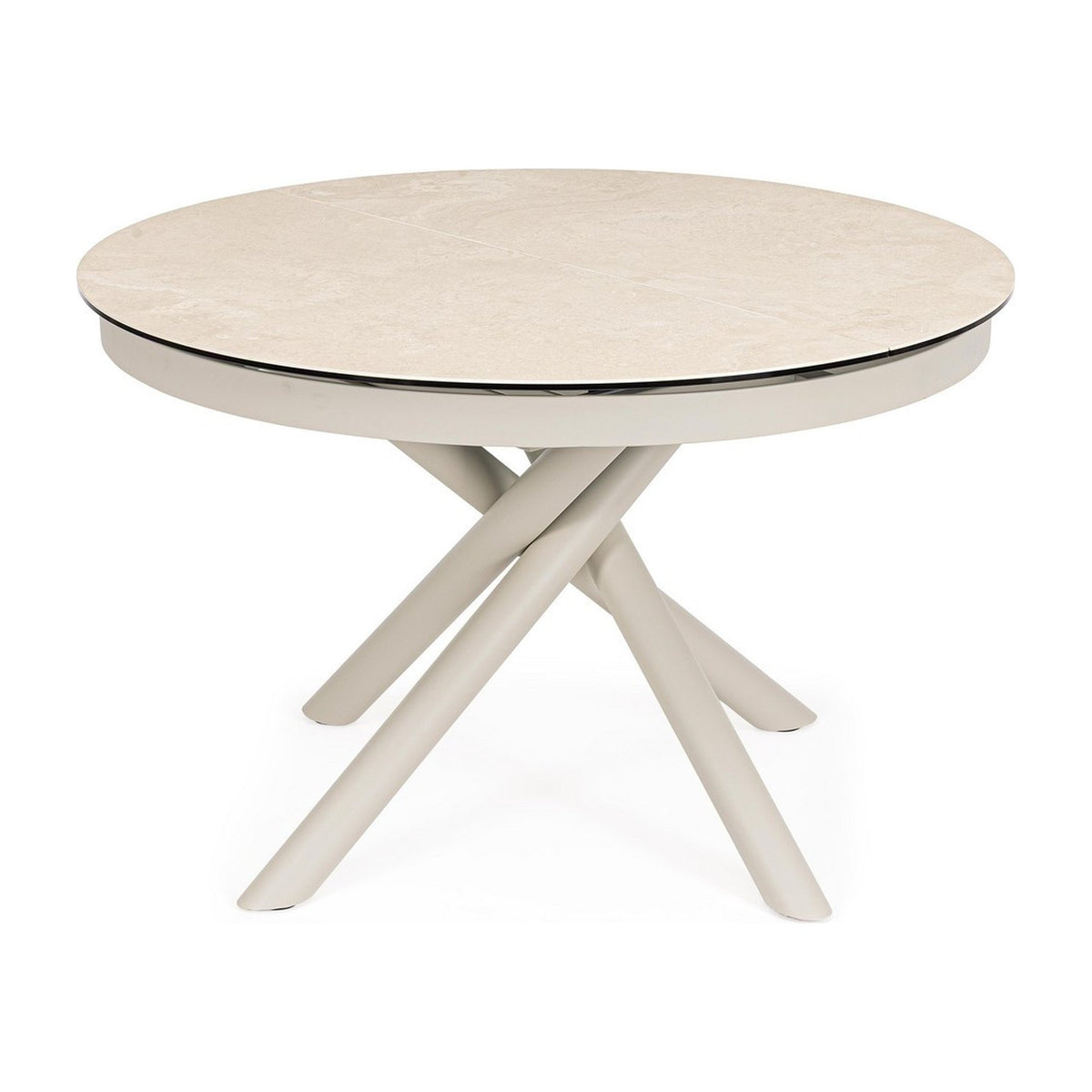 Ausziehtisch Adea Beige von Bizzotto, freigestellt