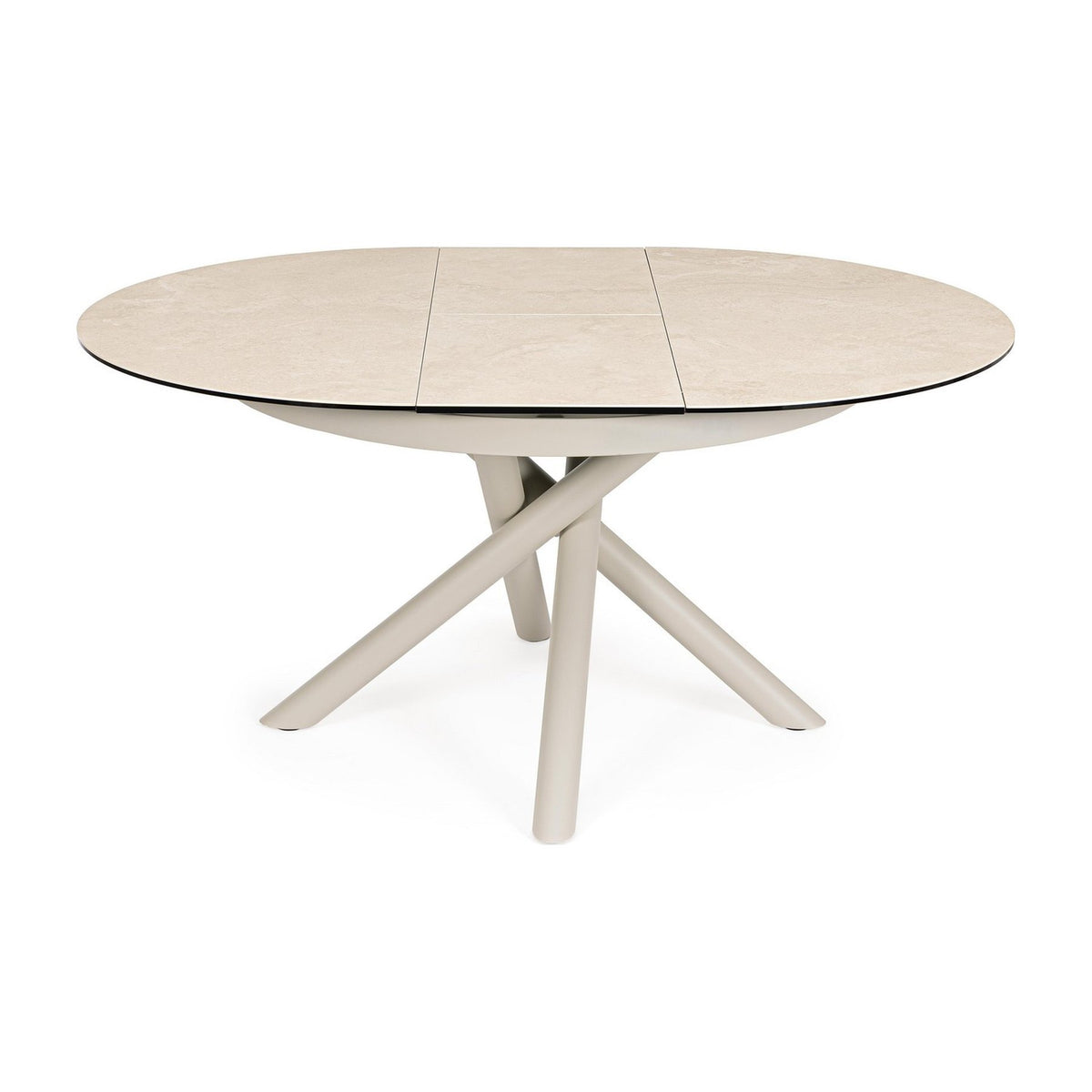 Ausziehtisch Adea Beige von Bizzotto, freigestellt