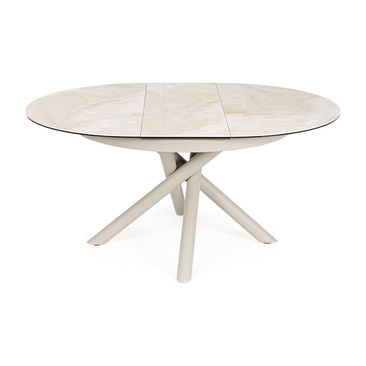 Ausziehtisch Adea Hellbeige von Bizzotto, freigestellt