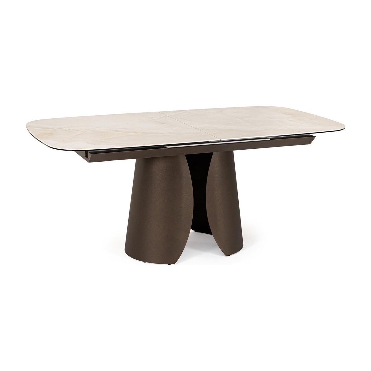 Ausziehtisch Ardis Bronze von Bizzotto, freigestellt