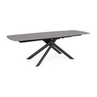 Ausziehtisch Joakim Schwarz | Keramikplatte Marmoroptik, 160–240 × 90 cm