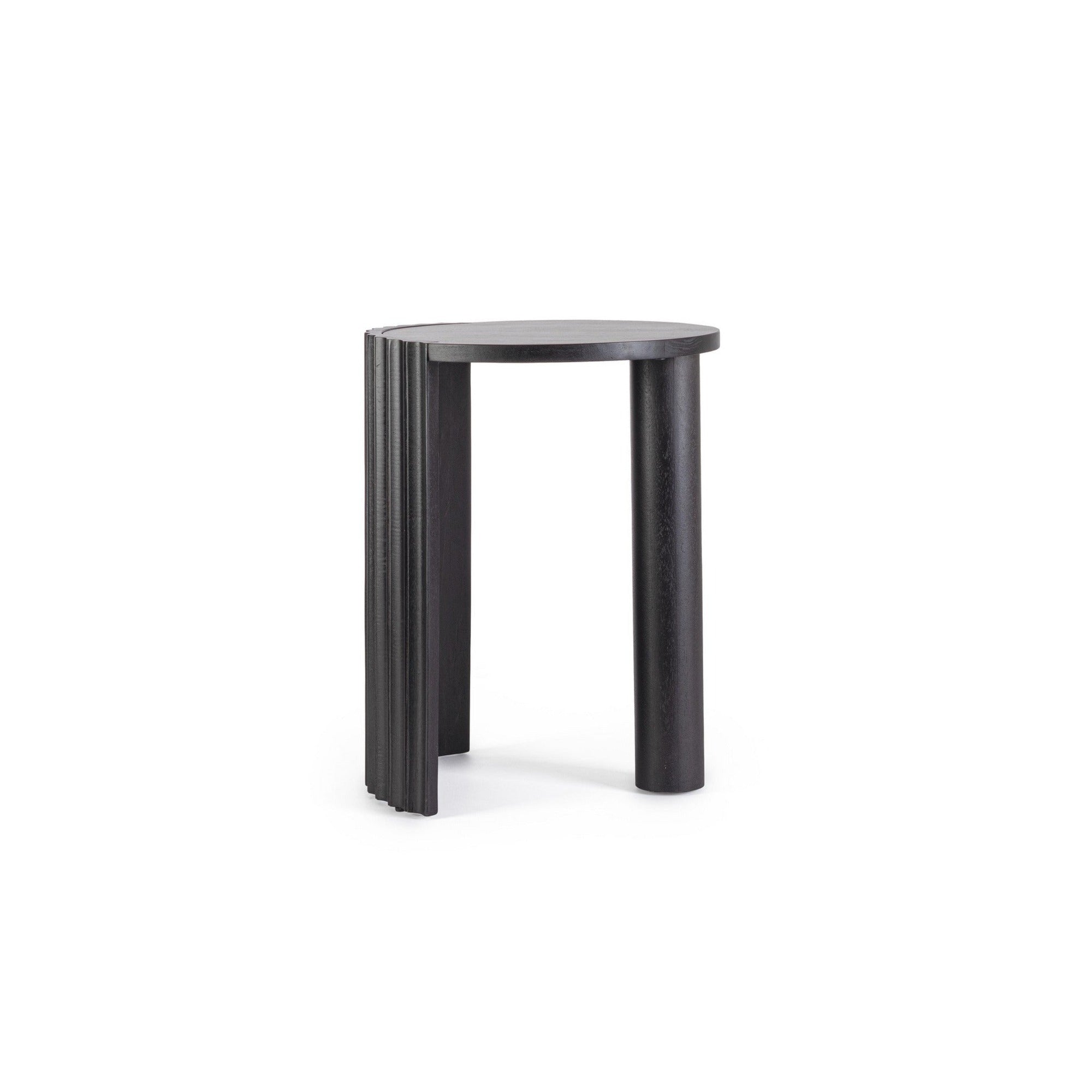 Couchtisch Orissa Schwarz von Bizzotto – Mangoholz, Detail, im STUFF Shop