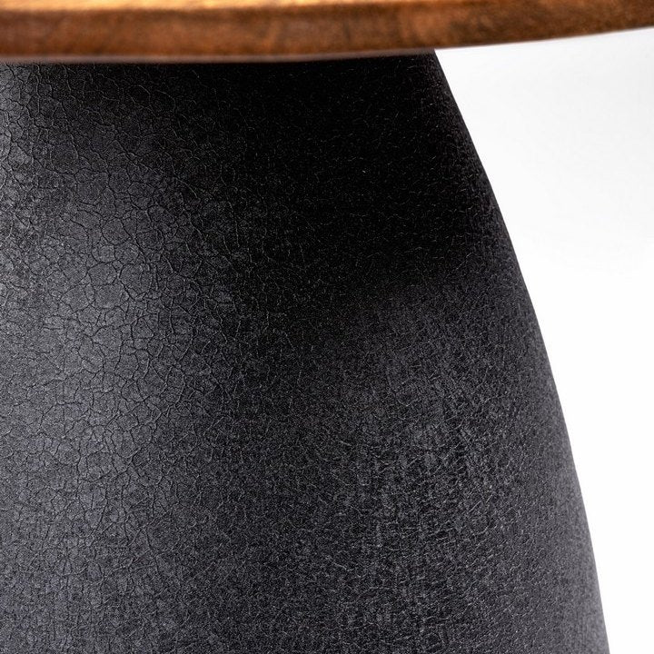 Couchtisch Stanley Natur von Bizzotto, Nahaufnahme von Material und Verarbeitung