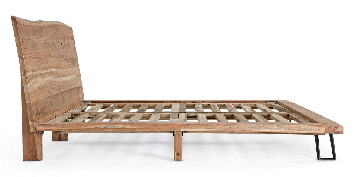 Doppelbett Aron von Bizzotto, freigestellt aus einem weiteren Blickwinkel