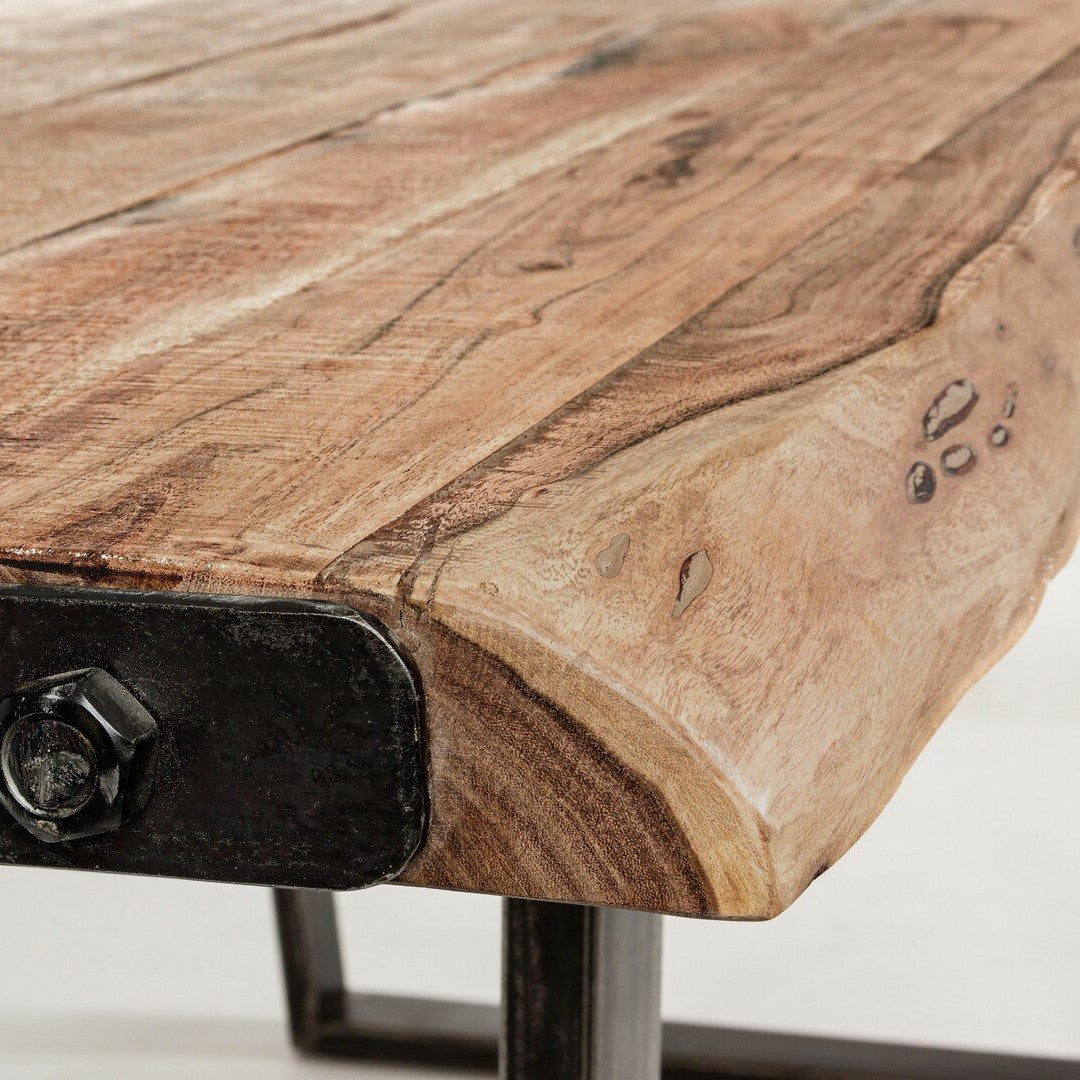 Esstisch Elmer 180 × 90 von Bizzotto, Nahaufnahme von Material und Verarbeitung