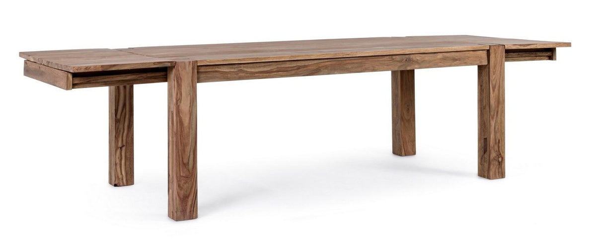Ausziehtisch Salford 200-300 × 100 von Bizzotto, freigestellt, B 200 bis 300 × T 100 × H 77 cm
