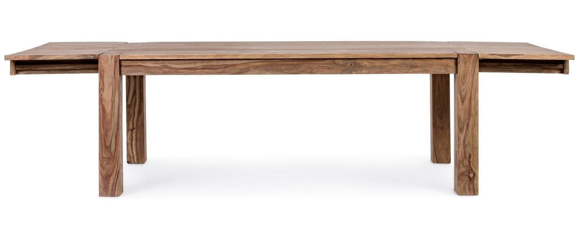 Ausziehtisch Salford 200-300 × 100 von Bizzotto, freigestellt aus einem weiteren Blickwinkel