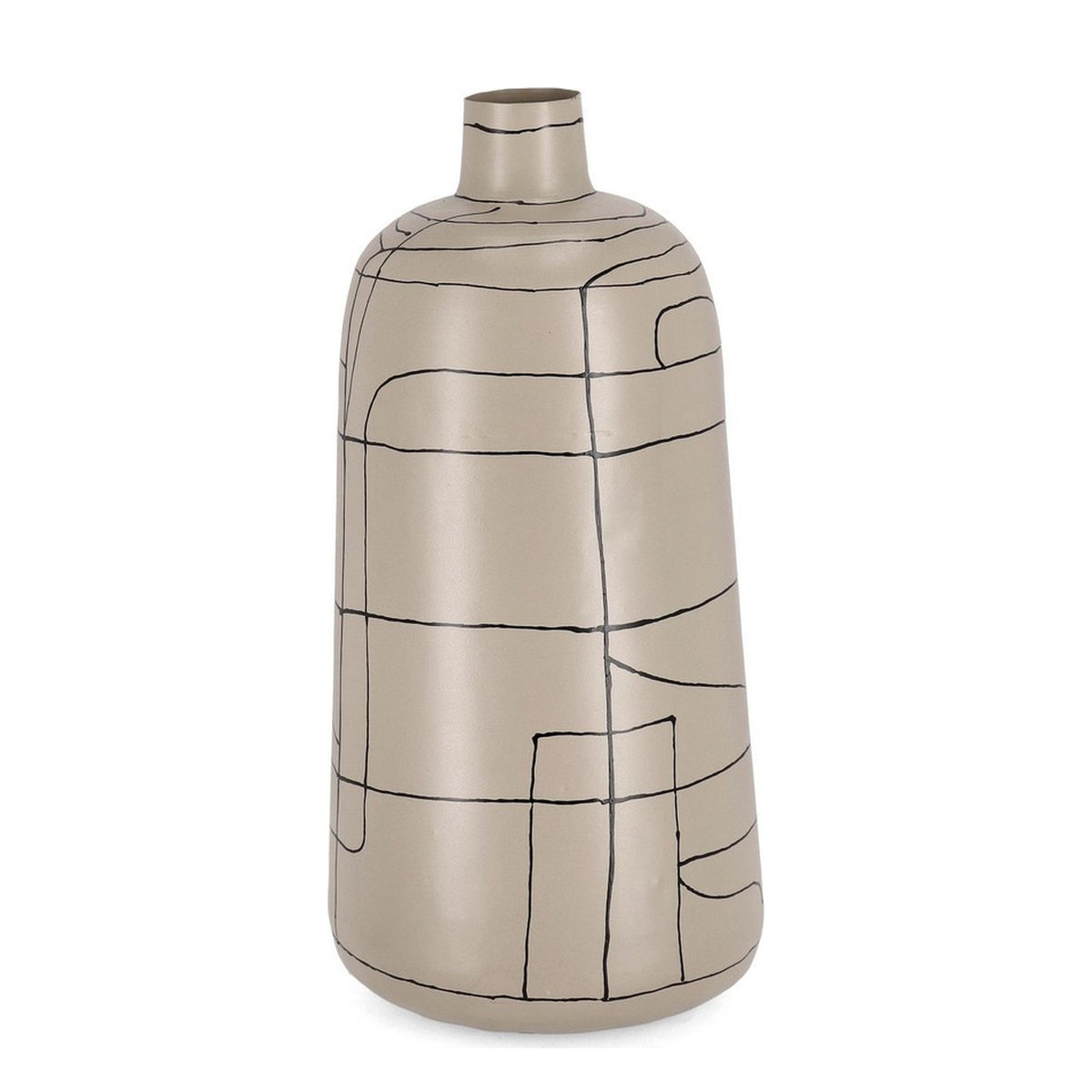 Flaschenvase Siva Beige 44,5 cm, Freisteller