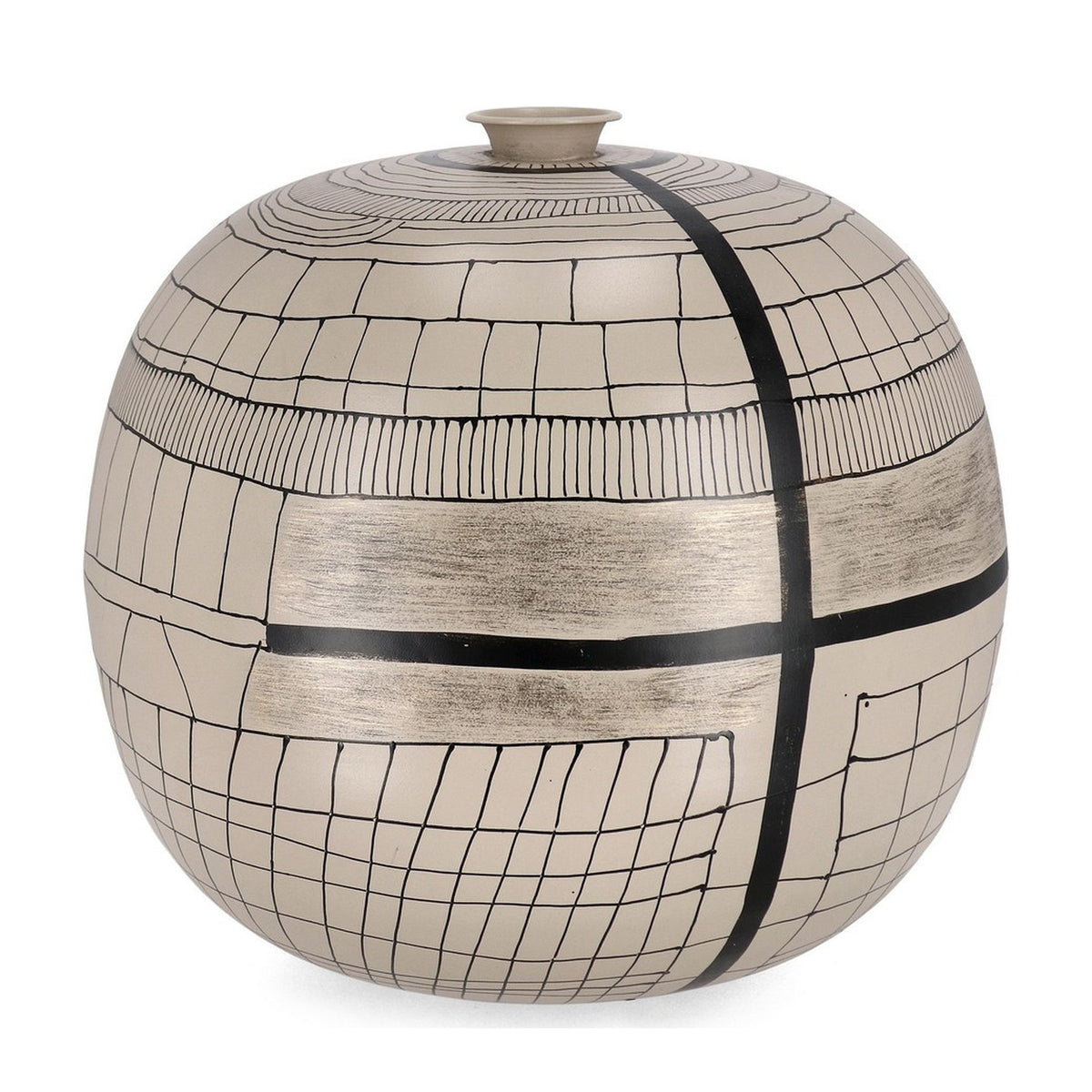 Kugelvase Siva Beige Ø 39 cm, Freisteller