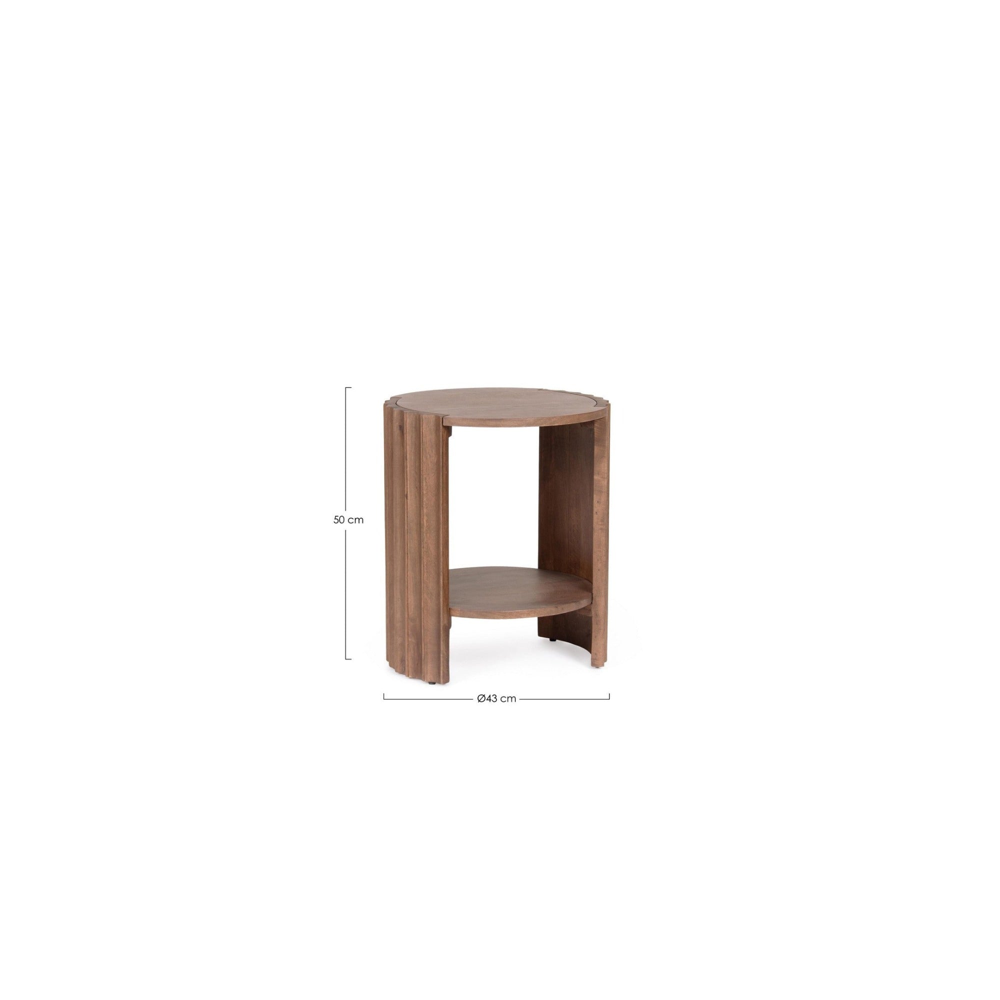 Nachttisch Orissa Naturfarbe von Bizzotto – Mangoholz, Ansicht, im STUFF Shop