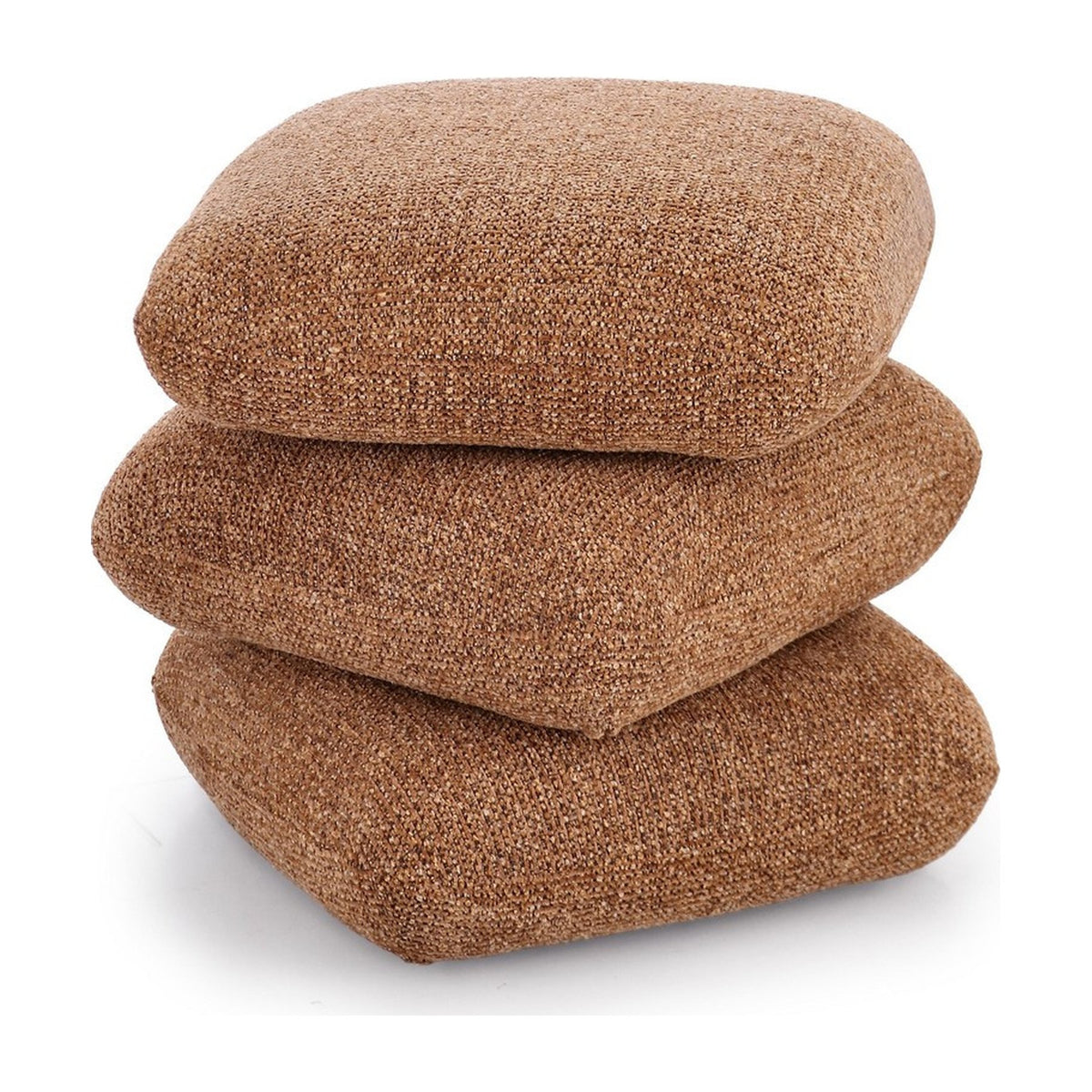 Pouf Antara Terrakotta von Bizzotto, freigestellt