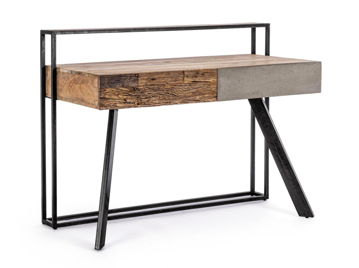 Schreibtisch Manchester von Bizzotto, freigestellt, B 120 × T 60 × H 92 cm