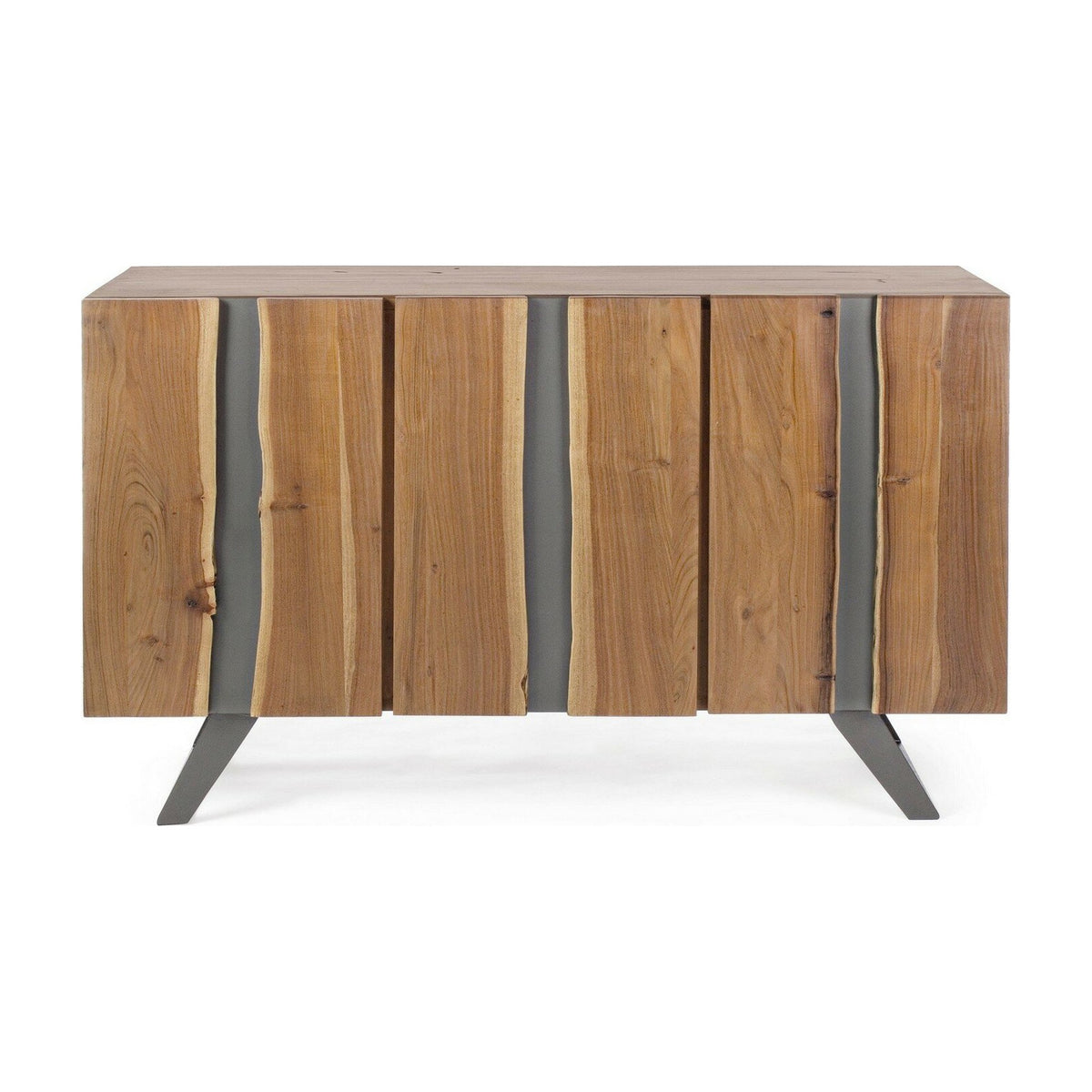 Sideboard Aron 3 Türen von Bizzotto, freigestellt aus einem weiteren Blickwinkel
