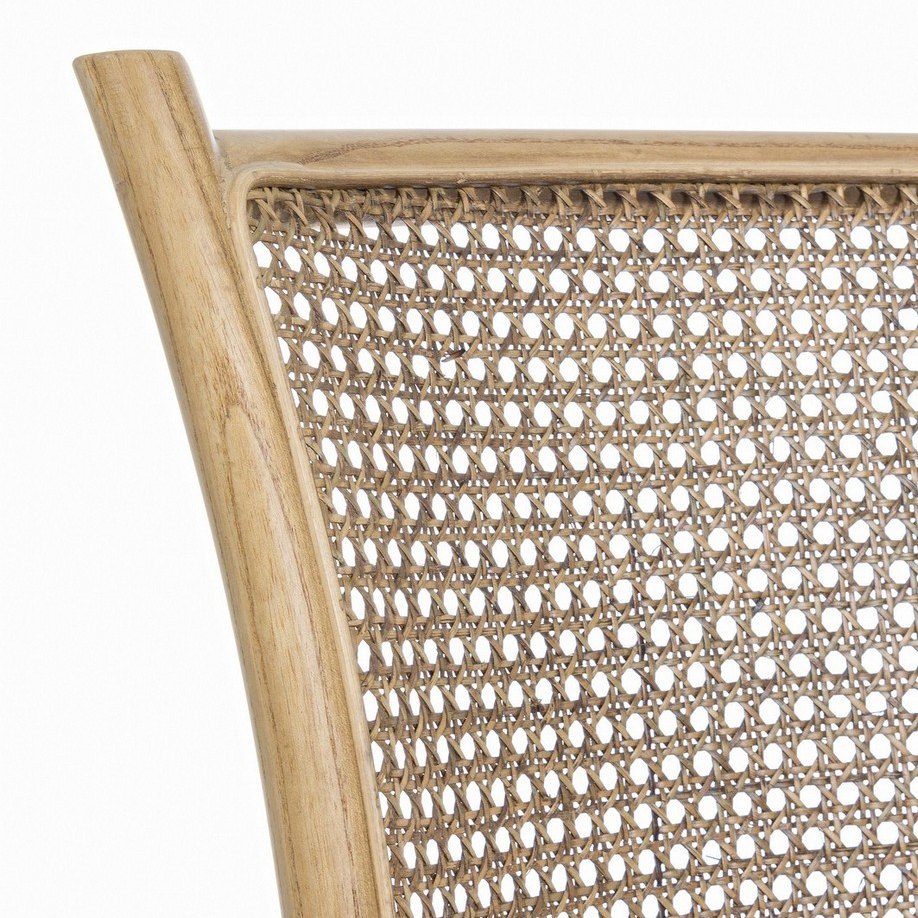 Stuhl Carrel Natur von Bizzotto, Nahaufnahme von Material und Verarbeitung